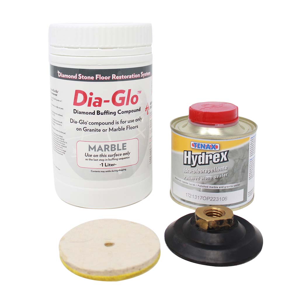 Dia-Glo Marble Complete Repolishing and Sealing Kit